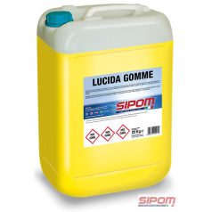 Lucida Gomme 25Kg - Gumiápoló Matt autómosók, autókozmetikák, kamionmosók számára